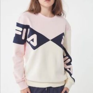 Vintage Crewneck Color block sweater
